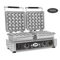 GMG - Waffeleisen Lokmia-L - 2x Ø25 x 4,2cm x 1,2cm/2,4cm - Wechselbare Backplatte & einfache Montage - 50° bis 300°C -Leichte Reinigung GMG