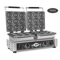 GMG - Waffeleisen Donato - 2x 9x 8cm x 1,4cm/2,8cm - Wechselbare Backplatte & einfache Montage - 50° bis 300°C - Leichte Reinigung GMG