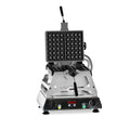 GMG - Waffeleisen Rondo - 2x 10,8 x 17,4 x 1,4cm - Wechselbare Backplatte aus Gusseisen - 180° drehbar - 50° bis 300°C - Gehäuse Edelstahl - mit Timer GMG