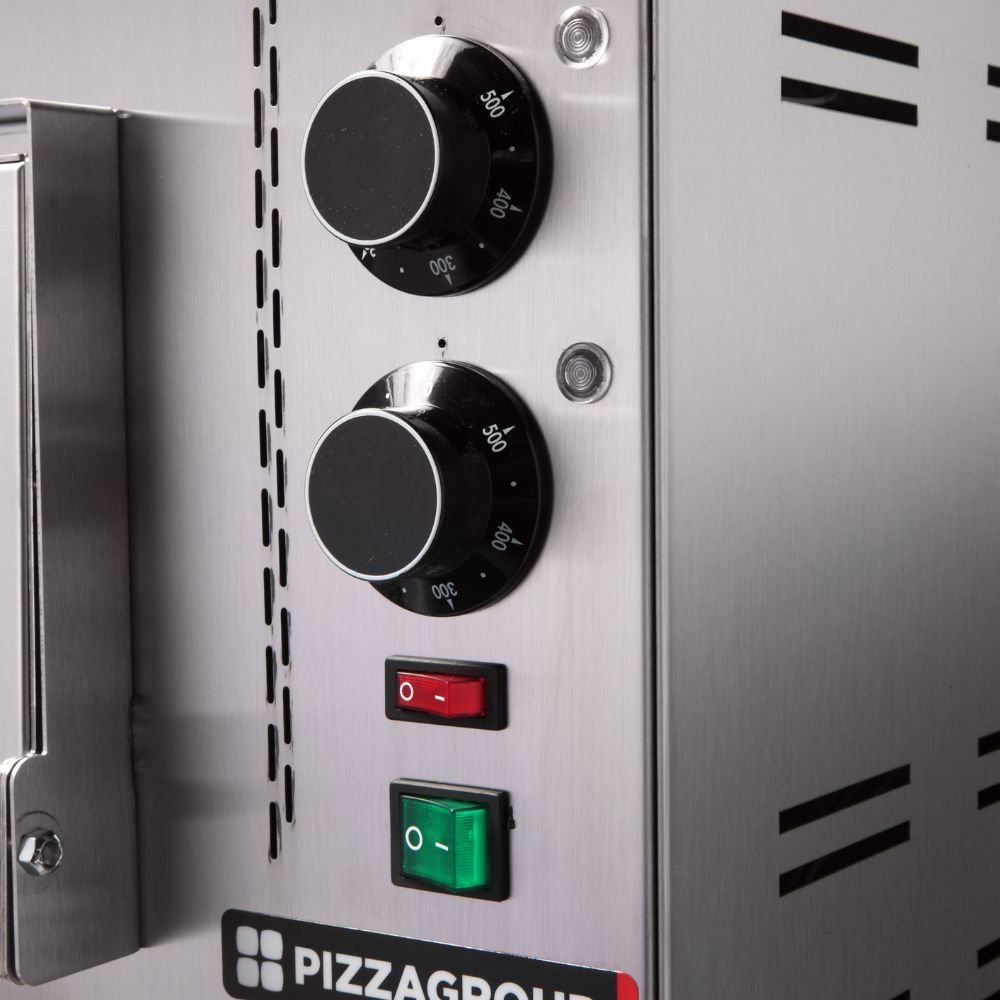 Pizza Group Pizzaofen Compact M50/13-M – Backfläche 50 × 50 cm, 230 V