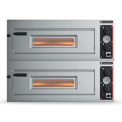 Pizza Group Pizzaofen Entry Max 18 – 2 × 9 Pizzen, mechanisch