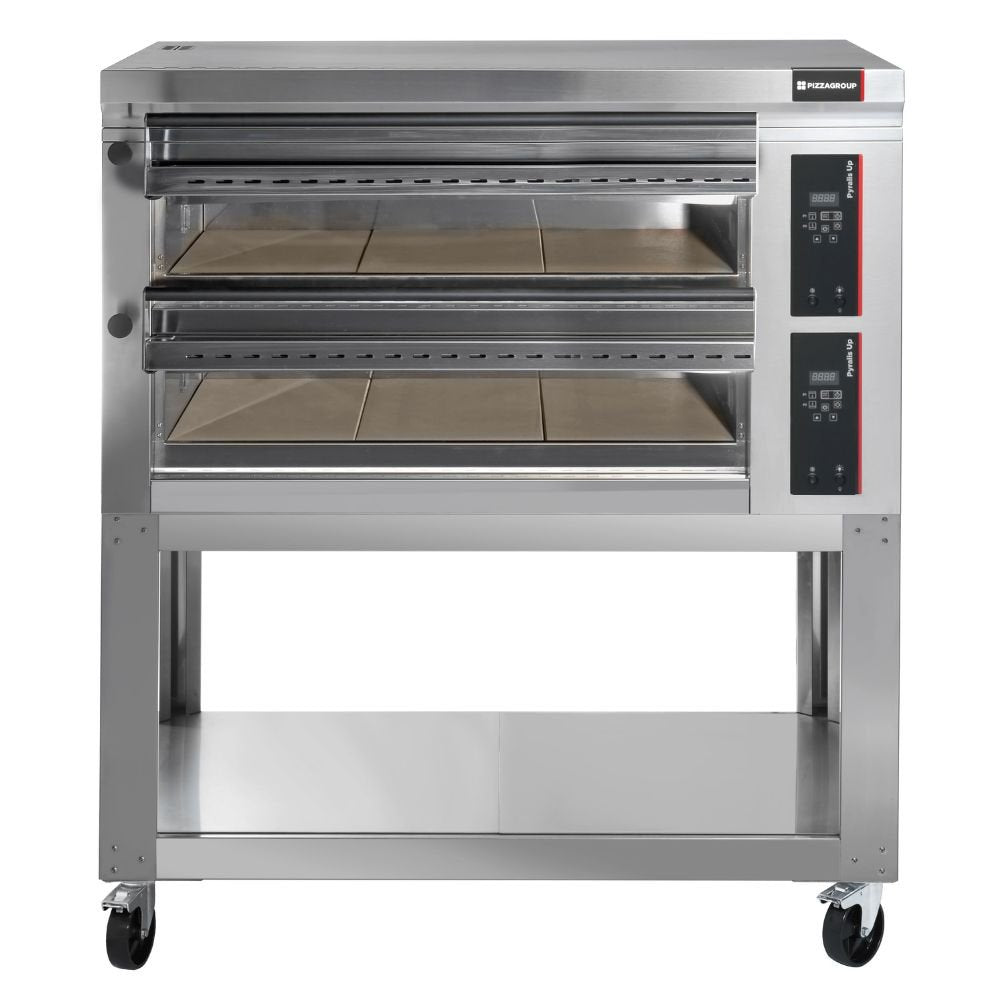 Pizza Group Pizzaofen Pyralis UP D18 – 2 × 9 Pizzen, digital