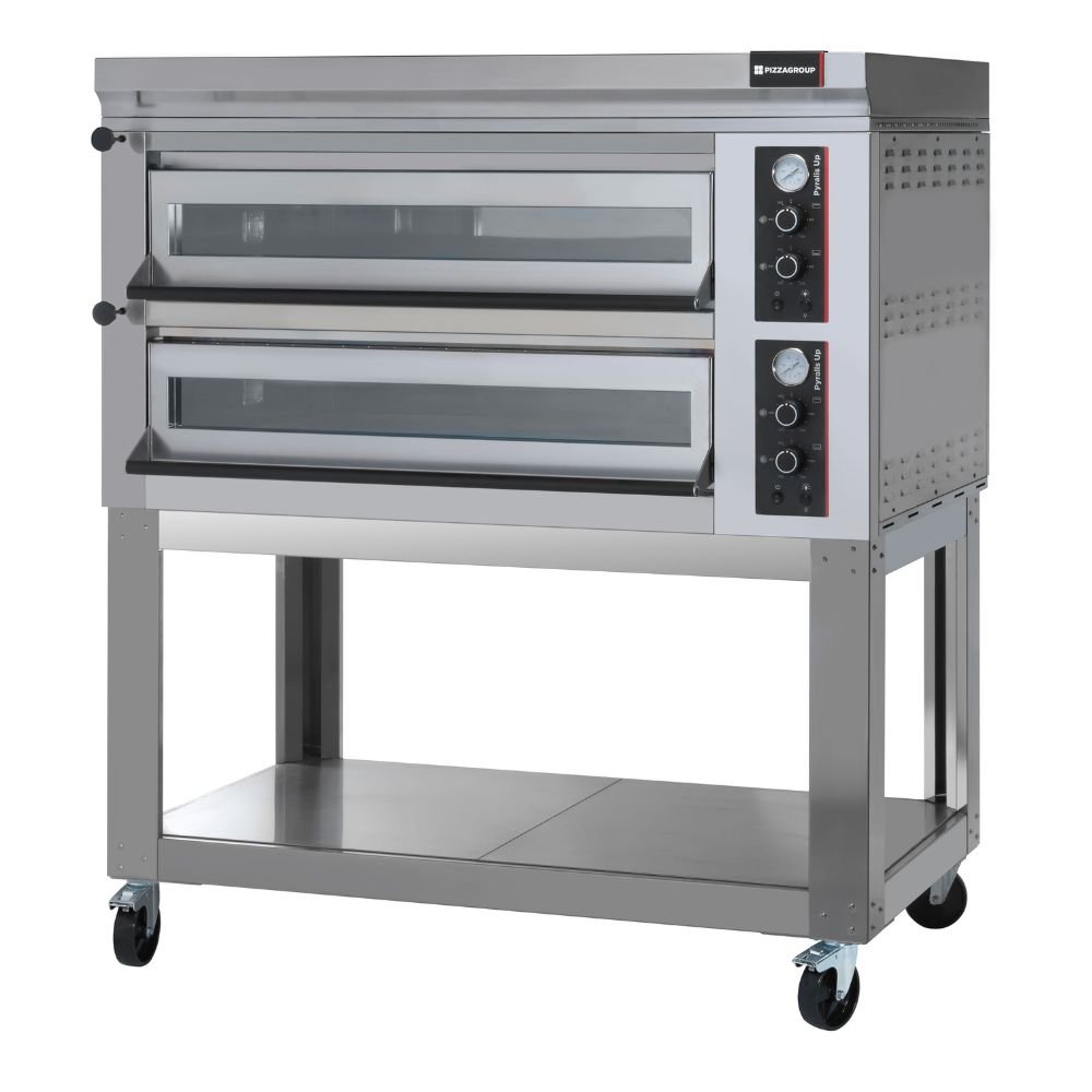 Pizza Group Pizzaofen Pyralis UP M18 – 2 × 9 Pizzen, mechanisch