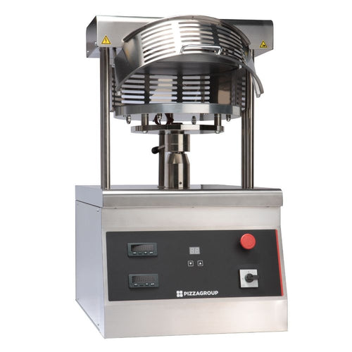 Pizza Group Pizzapresse PF 33 – Pizza mit Rand, Ø 33 cm, 400 V