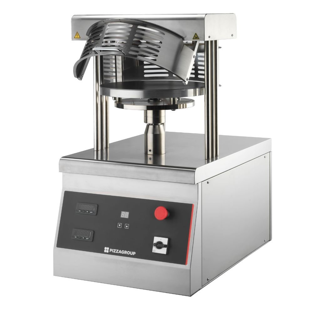 Pizza Group Pizzapresse PF 45 – Pizza mit Rand, Ø 45 cm, 400 V