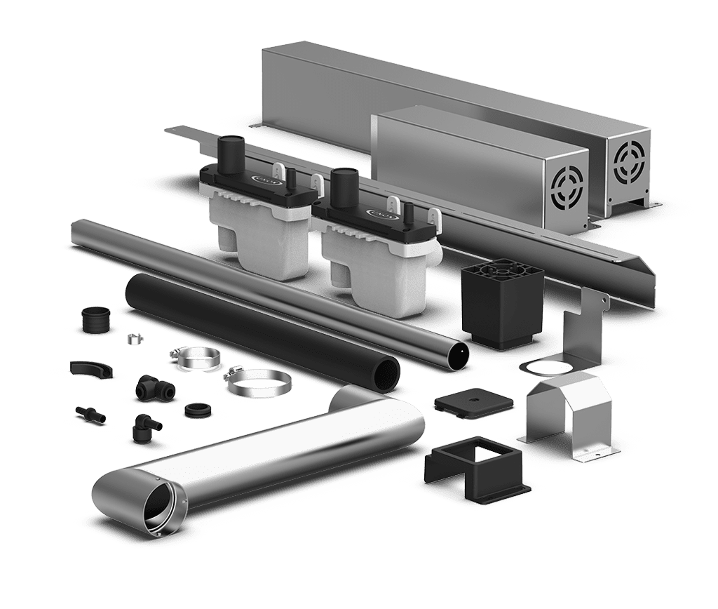 Montageset KombiDuo Gas-ChefTop GN 1/1